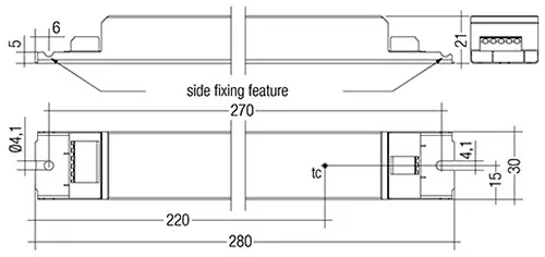25W 100-500mA flexC lp EXC Constant Current LED Driver 28000679  Tridonic LC